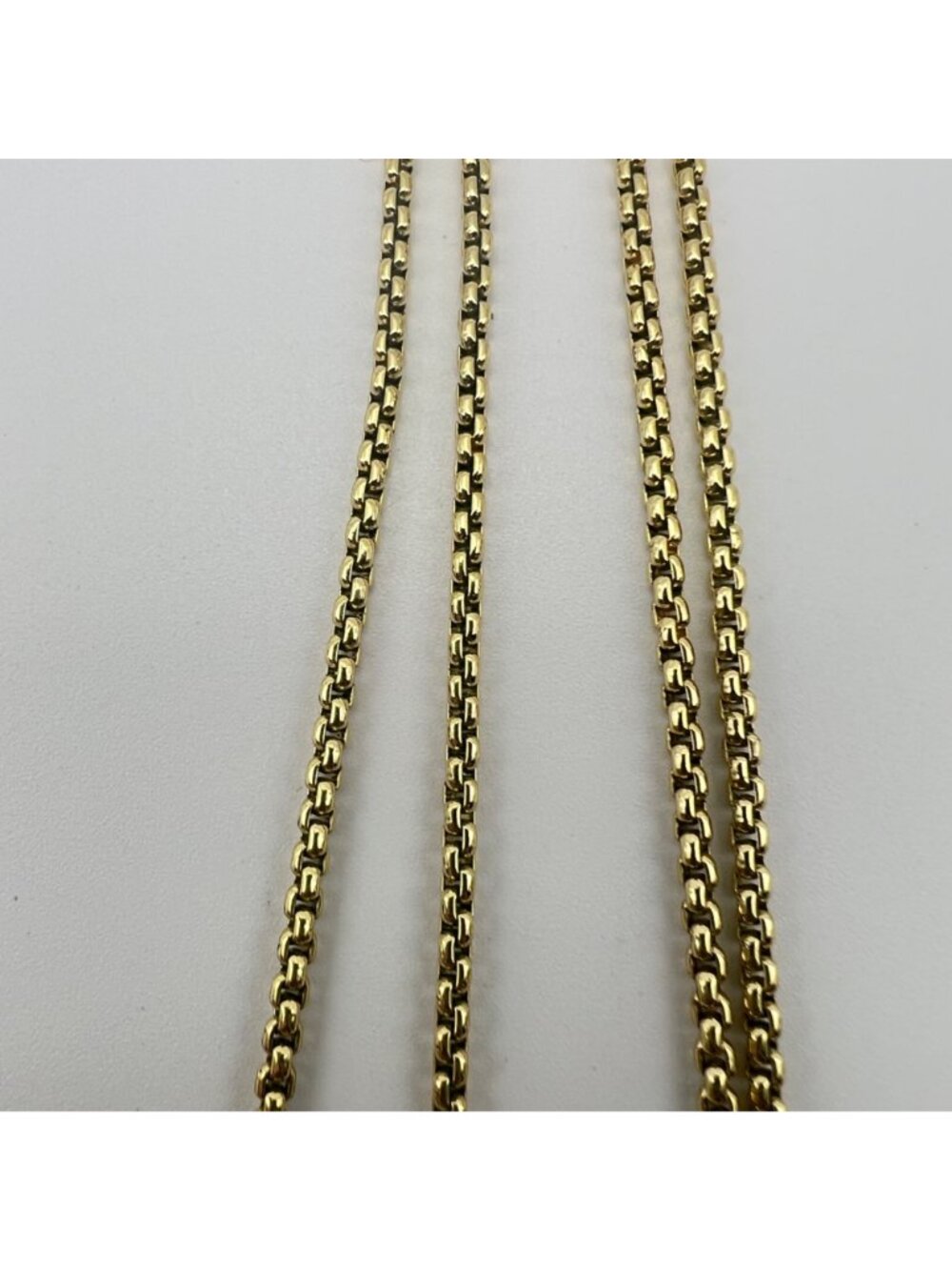 Kendra Scott Gold Iridescent Hexagon Pendant Necklace 28" Adjustable Chain - Picture 12 of 14